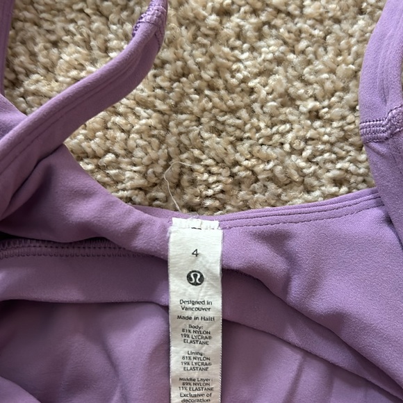 Lululemon align tank top size 4 purple - Picture 3 of 3